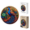 Colorfull Peacock Wooden Jigsaw Puzzles - Unipuzzles
