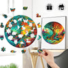 Colourful Tree Of Life Wooden Jigsaw Puzzle - Unipuzzles