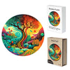 Colourful Tree Of Life Wooden Jigsaw Puzzle - Unipuzzles