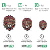 Colourful Twilight Lion Wooden Puzzle - Unipuzzles