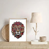 Load image into Gallery viewer, Colourful Twilight Lion Wooden Puzzle - Unipuzzles