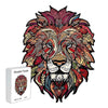 Colourful Twilight Lion Wooden Puzzle - Unipuzzles