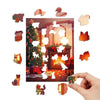 Cosy Christmas Room Wooden Original Jigsaw Puzzle - Unipuzzles