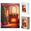 Cosy Christmas Room Wooden Original Jigsaw Puzzle - Unipuzzles