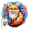 Cute and beautiful fox original wooden puzzle - Unipuzzles