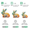 Load image into Gallery viewer, Cute Rabbit Wooden Jigsaw Puzzle - Unipuzzles