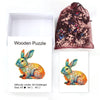 Cute Rabbit Wooden Jigsaw Puzzle - Unipuzzles