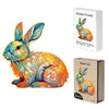 Cute Rabbit Wooden Jigsaw Puzzle - Unipuzzles