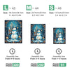 Load image into Gallery viewer, Decorative Painting Christmas Snowman Wooden Original Jigsaw Puzzle - Unipuzzles