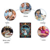 Decorative Painting Style Christmas Snowman Wooden Puzzle - Unipuzzles