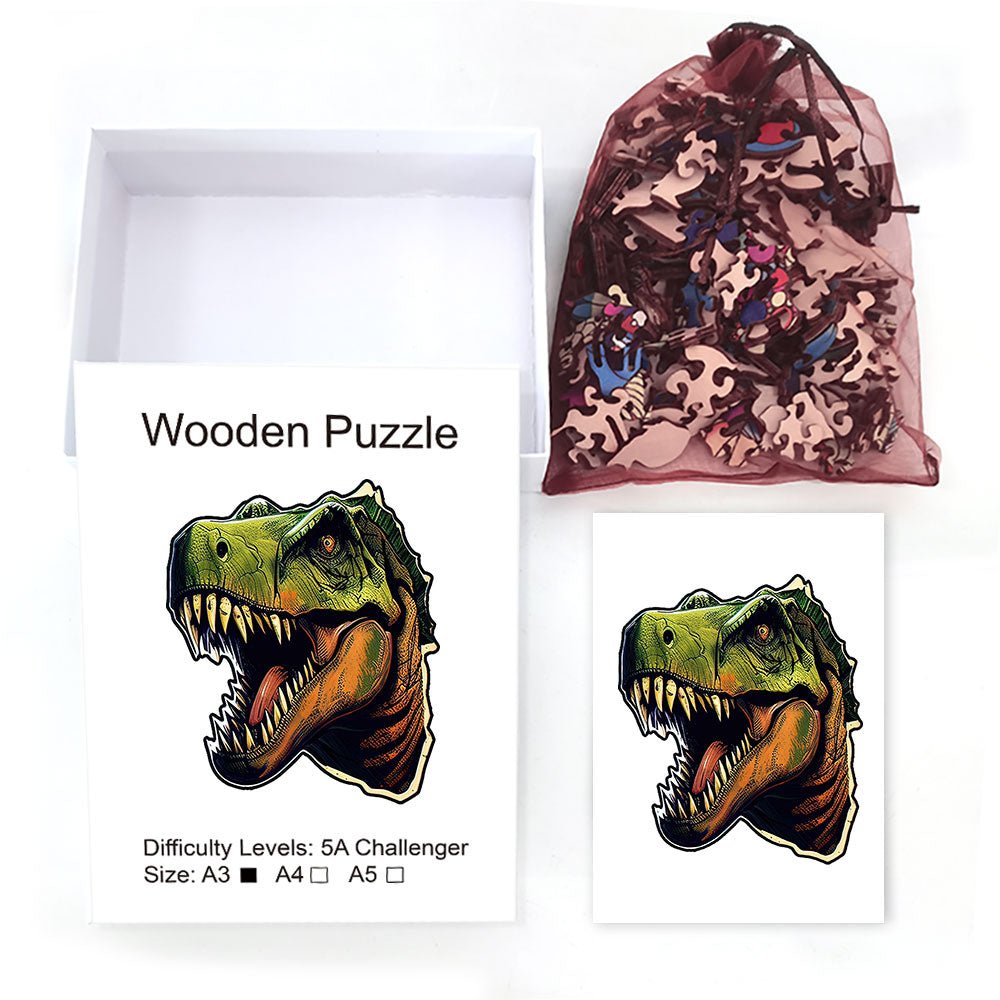 Dinosaur Wooden Jigsaw Puzzle - Unipuzzles