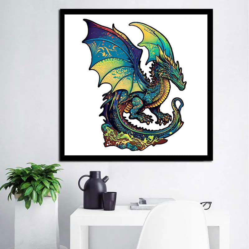 Dragon Wooden Jigsaw Puzzle - Unipuzzles