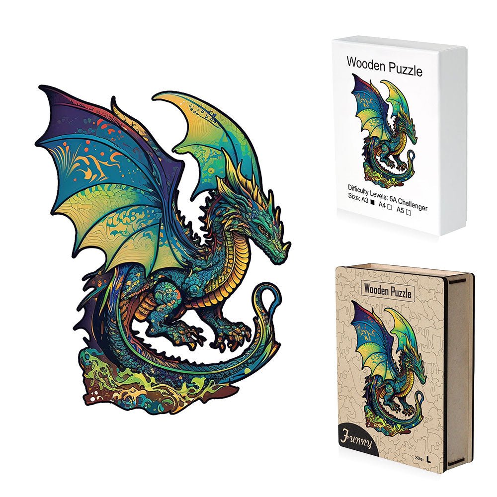 Dragon Wooden Jigsaw Puzzle - Unipuzzles