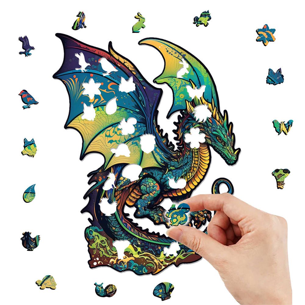 Dragon Wooden Jigsaw Puzzle - Unipuzzles