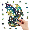 Laden Sie das Bild in den Galerie-Viewer, Dragon Wooden Jigsaw Puzzle - Unipuzzles