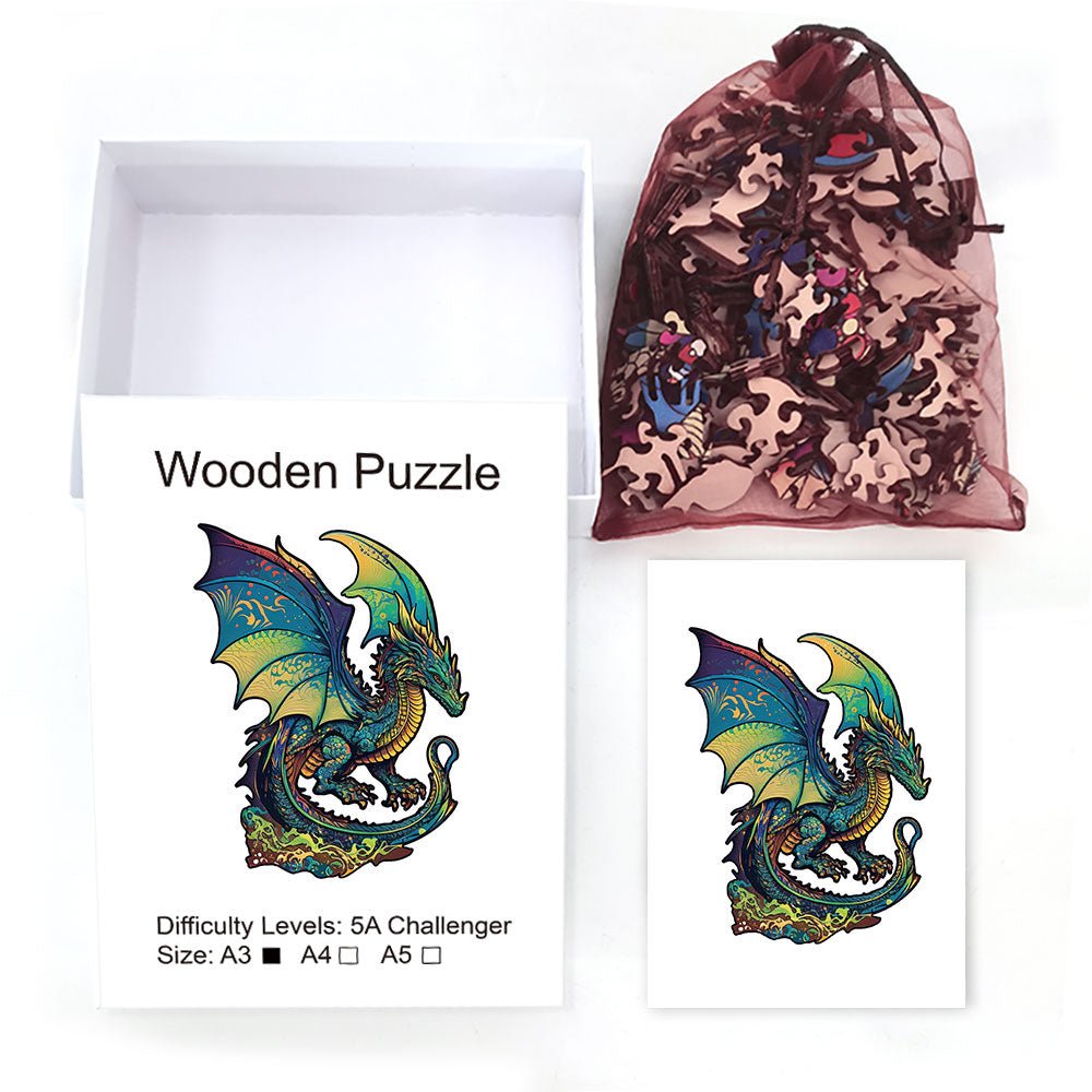 Dragon Wooden Jigsaw Puzzle - Unipuzzles