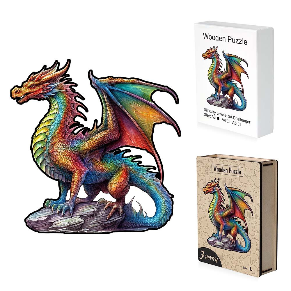 Dragon Wooden Jigsaw Puzzle - Unipuzzles