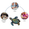 Educational toys multi-colour turtle wooden puzzle original animal figure - Unipuzzles
