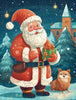 Father Christmas and Dog Wooden Puzzle - Unipuzzles
