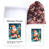 Father Christmas and Dog Wooden Puzzle - Unipuzzles