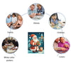 Father Christmas and Dog Wooden Puzzle - Unipuzzles