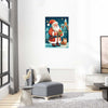 Father Christmas and Dog Wooden Puzzle - Unipuzzles