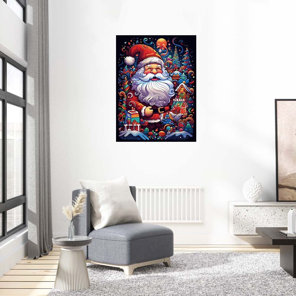 Father Christmas Doll Wooden Original Jigsaw Puzzle - Unipuzzles