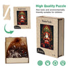 Father Christmas in Chair Wooden Original Jigsaw Puzzle - Unipuzzles