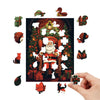 Charger l&#39;image dans la visionneuse de la galerie, Father Christmas in Chair Wooden Original Jigsaw Puzzle - Unipuzzles