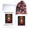 Father Christmas in Chair Wooden Original Jigsaw Puzzle - Unipuzzles