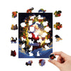 Father Christmas in the Snow Wooden Original Jigsaw Puzzle - Unipuzzles