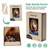 Father Christmas in the Snow Wooden Original Jigsaw Puzzle - Unipuzzles
