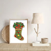 Laden Sie das Bild in den Galerie-Viewer, Floral decorated wooden puzzles for Christmas stockings - Unipuzzles