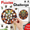 Flower Mandala Wooden Jigsaw Puzzle - Unipuzzles