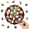 Flower Mandala Wooden Jigsaw Puzzle - Unipuzzles