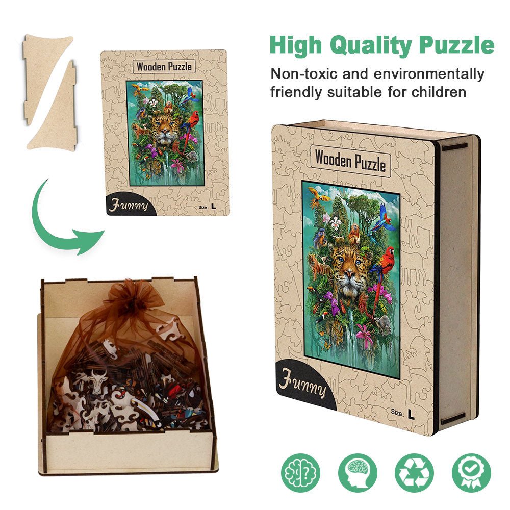 Forest Animals Wooden Puzzle - Unipuzzles