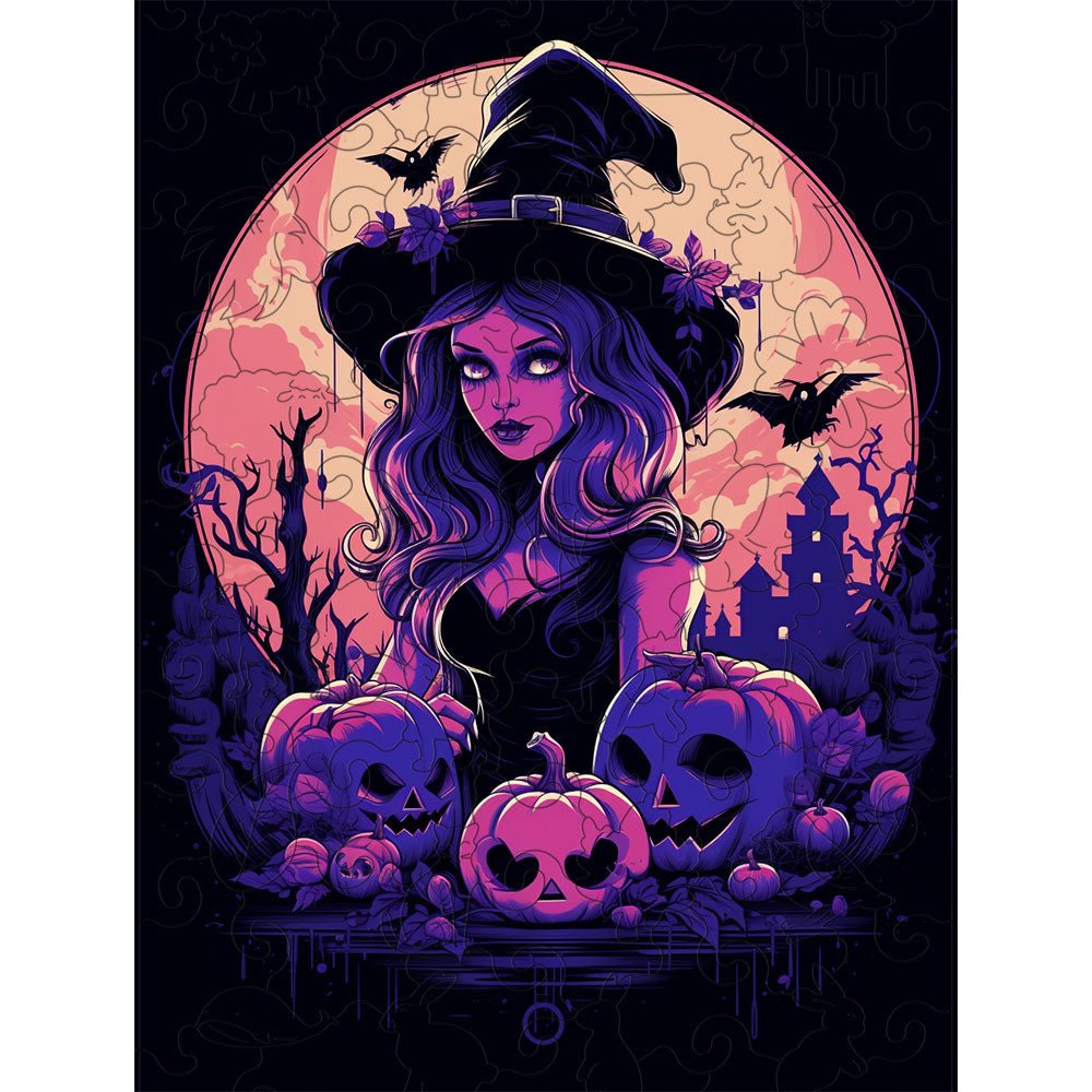 Halloween gifts - Witches and a bunch of pumpkin monsters - Unipuzzles