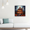 Load image into Gallery viewer, Halloween Haunted House And Full Moon Wooden Jigsaw Puzzle - Unipuzzles