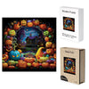 Halloween haunted House Wooden Jigsaw Puzzle - Unipuzzles