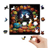 Halloween haunted House Wooden Jigsaw Puzzle - Unipuzzles