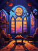 Halloween home scene layout - Unipuzzles