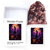 Halloween purple devil and jack-o '-lantern - Unipuzzles