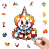 Charger l&#39;image dans la visionneuse de la galerie, Halloween smiling clown wooden puzzle - Unipuzzles