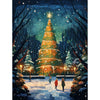 House Like Christmas Tree Wooden Original Jigsaw Puzzle - Unipuzzles