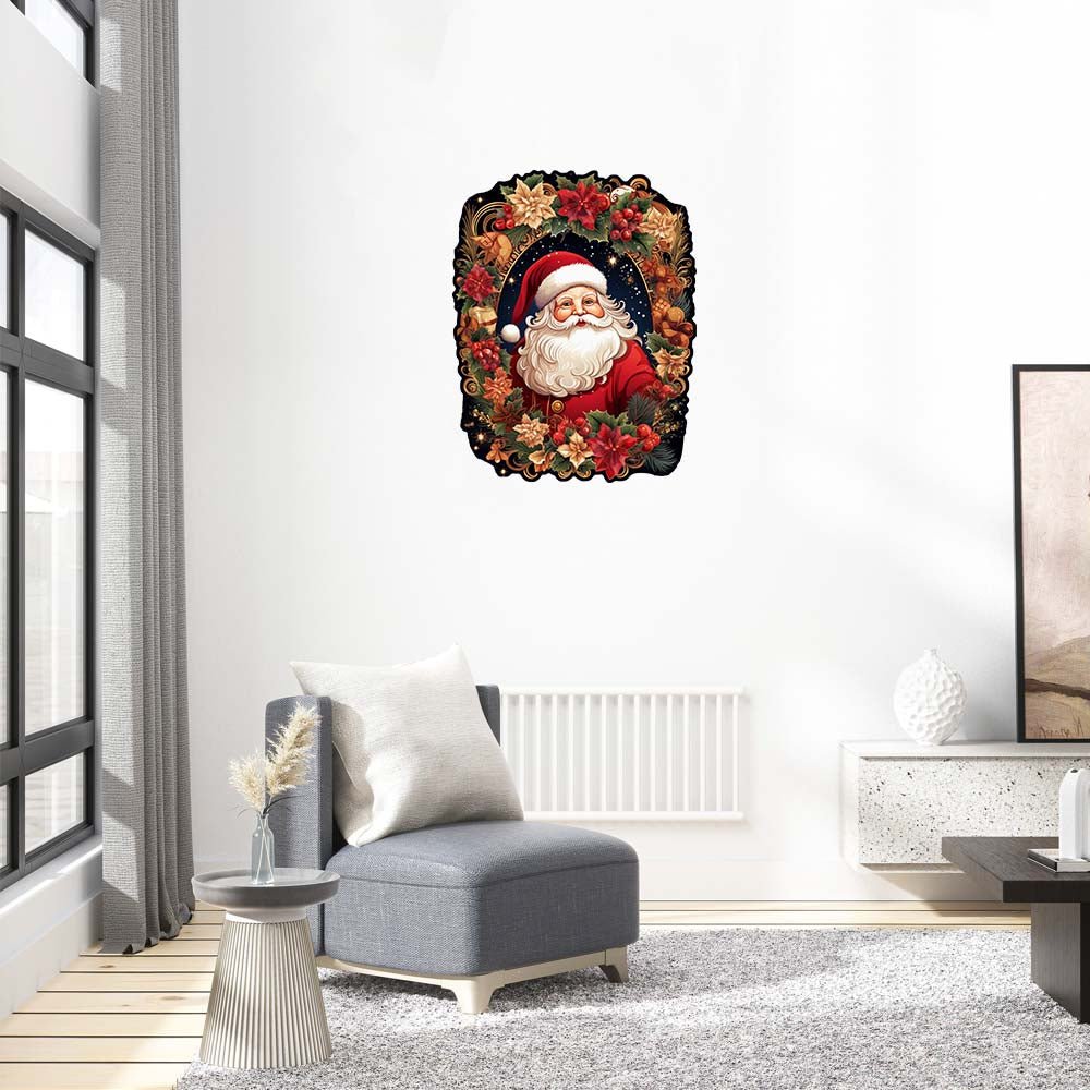 Kind Father Christmas Wooden Puzzle - Unipuzzles