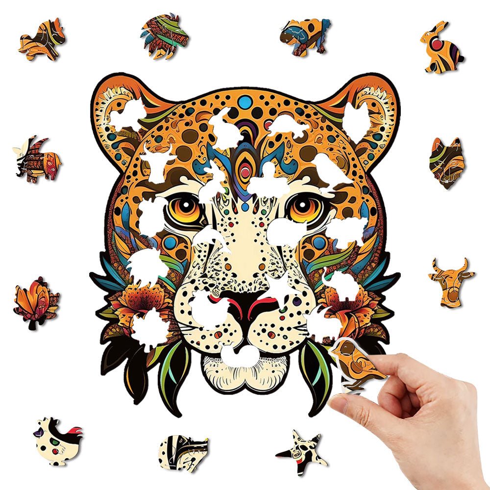 Leopard wooden Jigsaw Puzzles - Unipuzzles