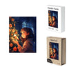Little Girl Under the Christmas Tree Wooden Original Puzzle - Unipuzzles