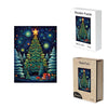 Little House By The Christmas Tree Wooden Jigsaw Puzzle - Unipuzzles