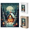 Meteor Shower Night Christmas Wooden Original Jigsaw Puzzle - Unipuzzles