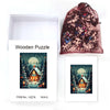 Meteor Shower Night Christmas Wooden Original Jigsaw Puzzle - Unipuzzles